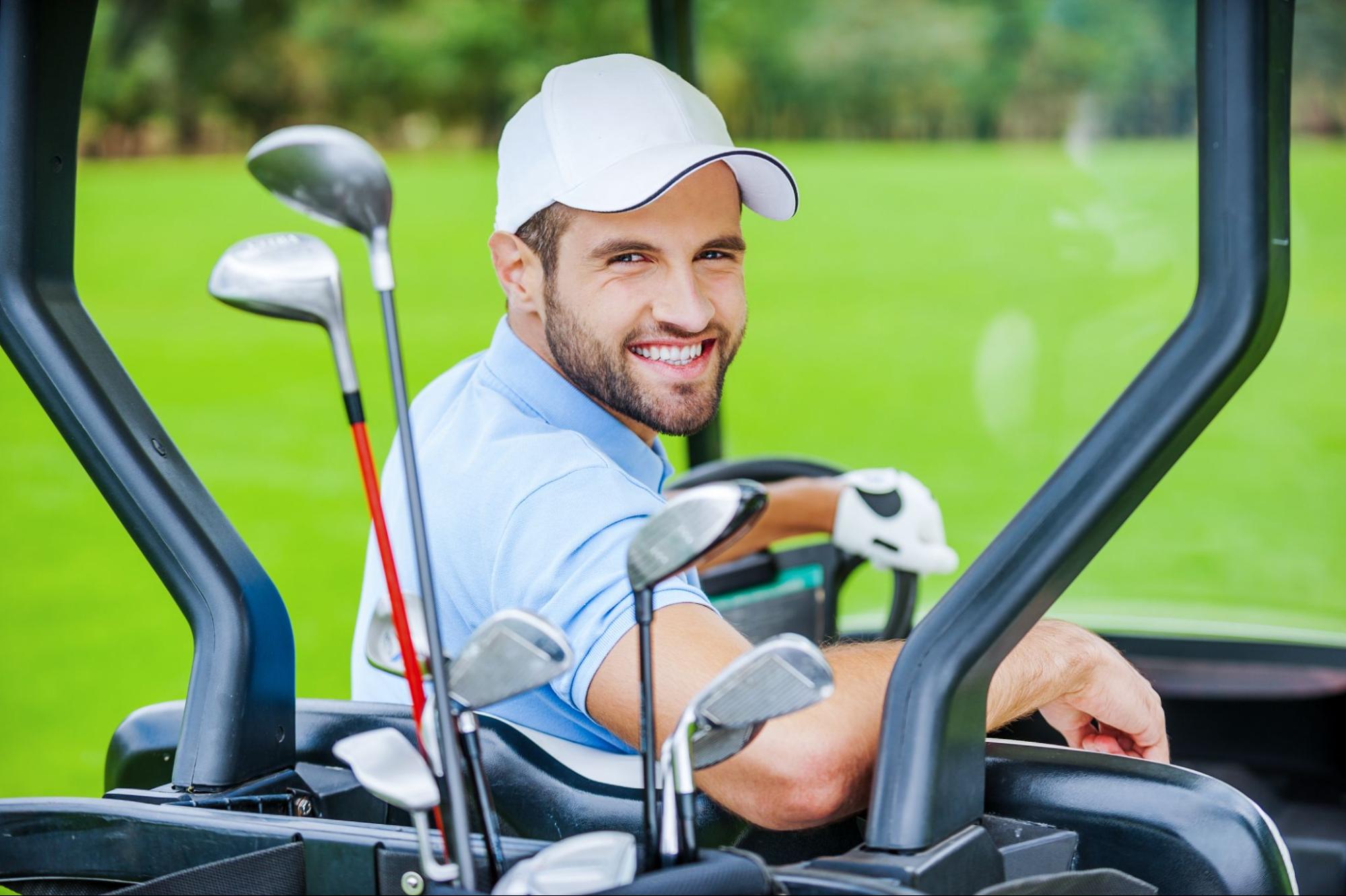 What is a Golf Cart Attendant Golfer Start